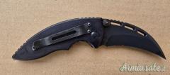 Masters of Defense Lady Hawk Knife by Garciela Casillas black