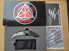 Masters of Defense Lady Hawk Knife by Garciela Casillas silver