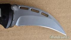 Masters of Defense Lady Hawk Knife by Garciela Casillas silver