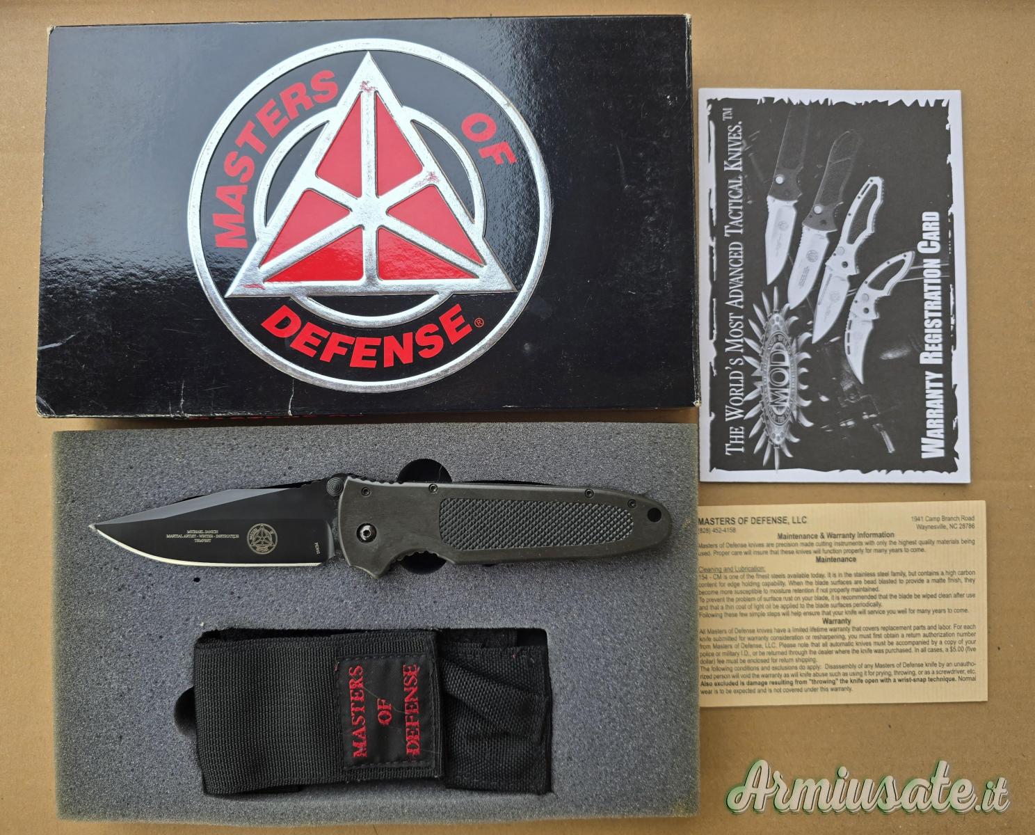 Masters of Defense Tempest knife by Michael Janich Masters of Defense Tempest knife by Michael Janich