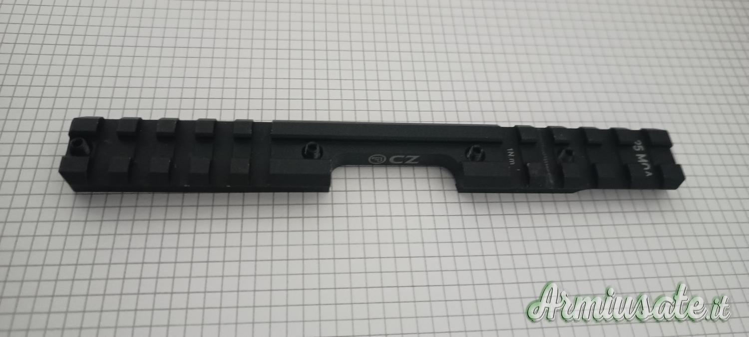 Slitta Picatinny inclinata 25 MOA per CZ 457 Slitta Picatinny inclinata 25 MOA per CZ 457