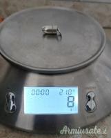 Proiettile/ogiva 357 magnum pendaglio in argento massiccio 925 pezzo unico.