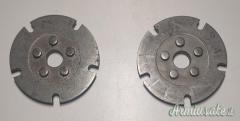 Lotto 2 Lee Shell Plate 9 luger-9x21/38-357Mg per Load Master anni '95
