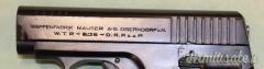 Pistola Mauser WTP Cal. 6.35