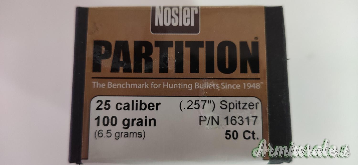 Palle da carabina Nosler Partition Palle da carabina Nosler Partition