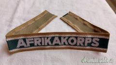 Fascia da manica tedesca epoca nazista “Armelband” per militari D.A.K. del WEHRMACHT (WW2)