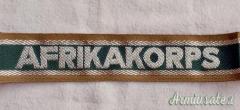 Fascia da manica tedesca epoca nazista “Armelband” per militari D.A.K. del WEHRMACHT (WW2)