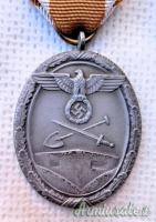 Medaglia tedesca d'epoca nazista cosiddetta del “VALLO ATLANTICO” od  Medaglia tedesca d'epoca nazista cosiddetta del “VALLO ATLANTICO” od