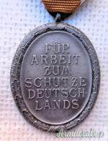 Medaglia tedesca d'epoca nazista cosiddetta del “VALLO ATLANTICO” od  Medaglia tedesca d'epoca nazista cosiddetta del “VALLO ATLANTICO” od