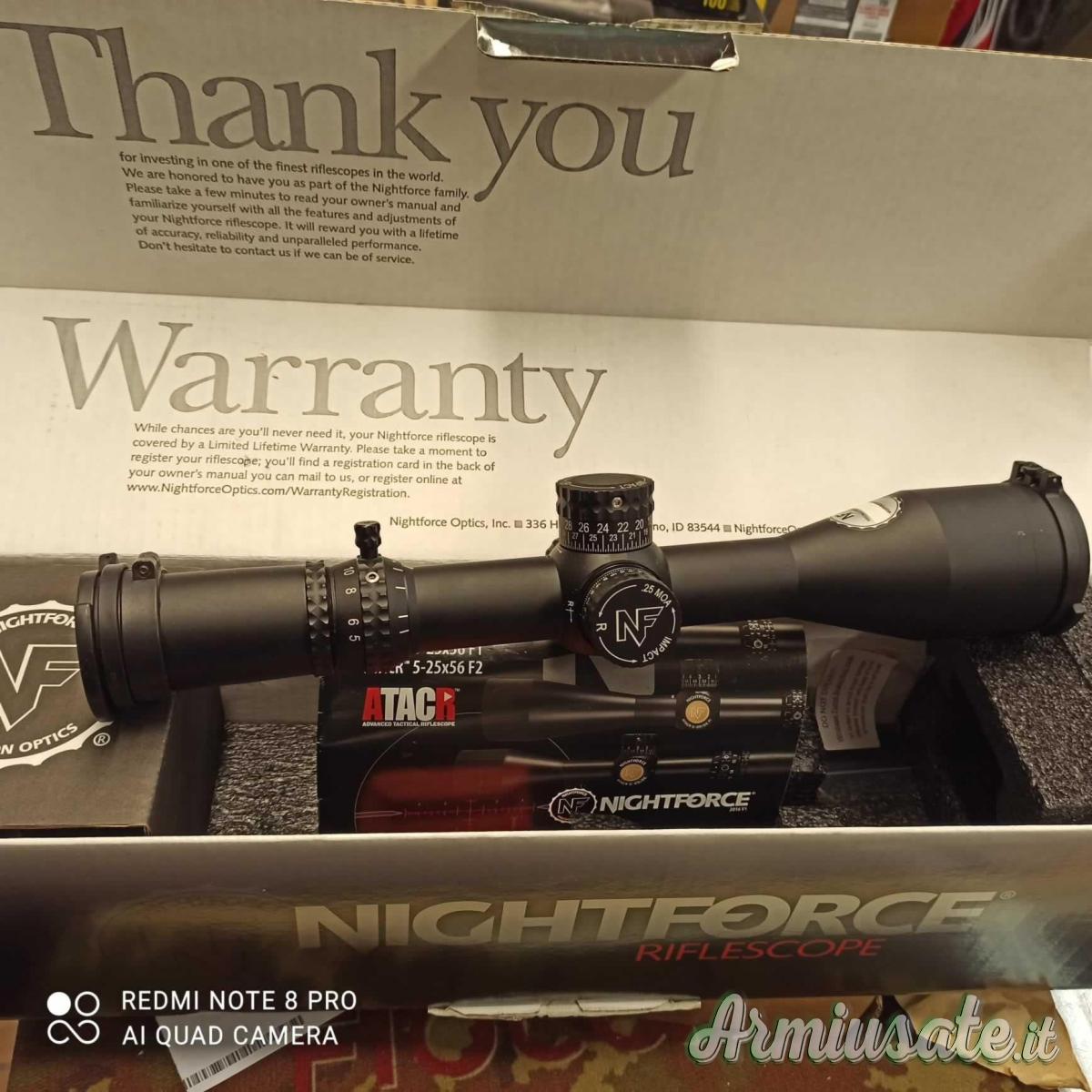 NIGHTFORCE ATACR 5-25x56 ZS 250 MOA NIGHTFORCE ATACR 5-25x56 ZS 250 MOA