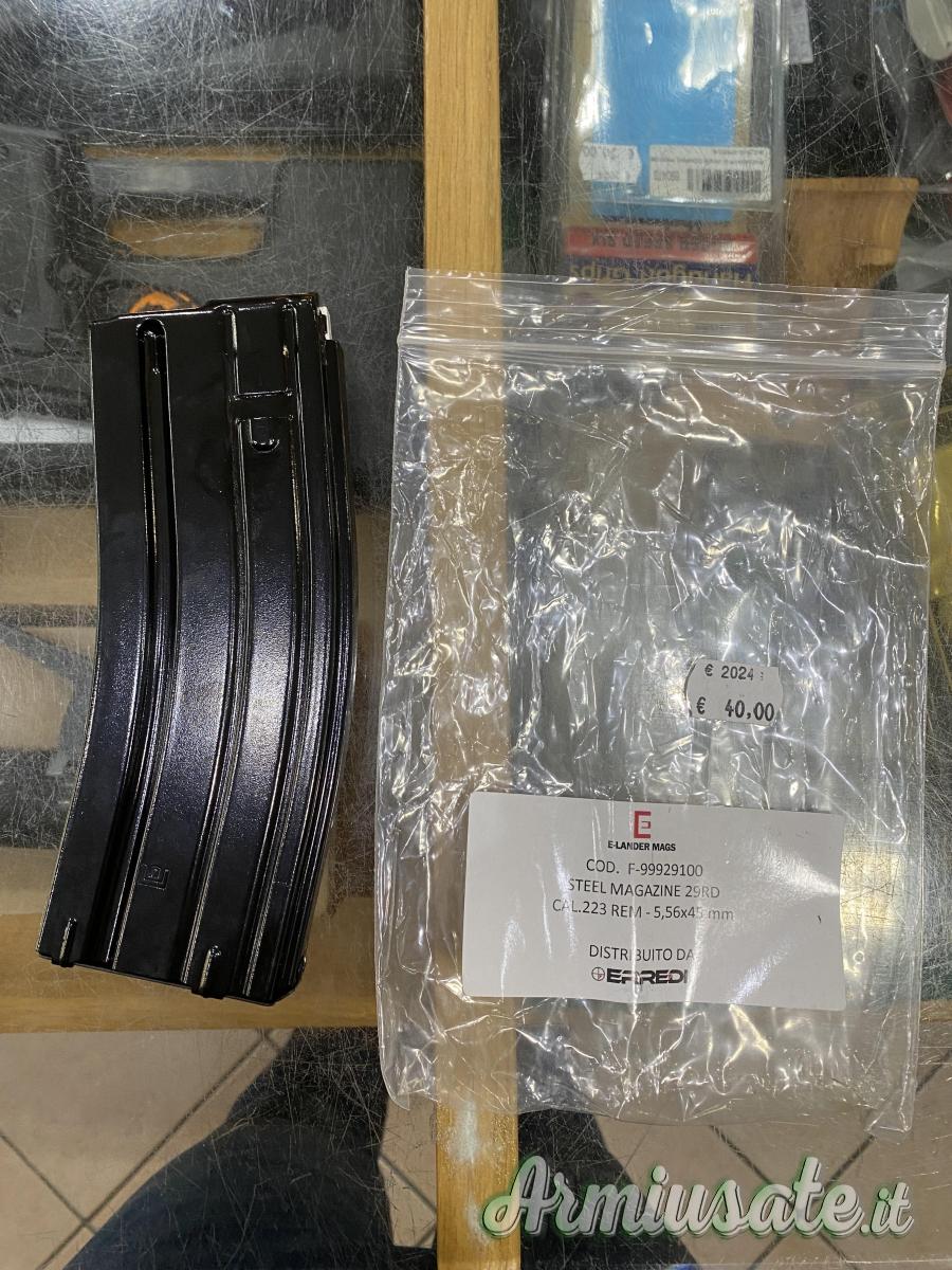PER CARABINA MARCA E-LANDER MAGS MOD. M4-AR15 CAL. 223 DA 29 COLPI (NUOVO) (VEDI LA DESCRIZIONE) PER CARABINA MARCA E-LANDER MAGS MOD. M4-AR15 CAL. 223 DA 29 COLPI (NUOVO) (VEDI LA DESCRIZIONE)