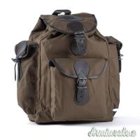ZAINO IN CANVAS CON PARTI IN PELLE