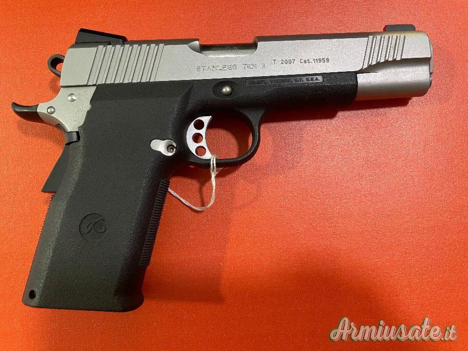 Kimber stainless ten II  .45 ACP - ARMA NUOVA - RUGGIERO ARMI Kimber stainless ten II  .45 ACP - ARMA NUOVA - RUGGIERO ARMI