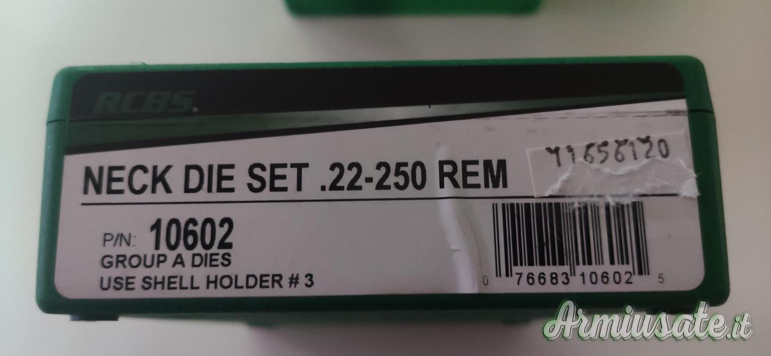RCBS Die serie 2A Neck cal. 22/250 Rem. P/N 10602 RCBS Die serie 2A Neck cal. 22/250 Rem. P/N 10602
