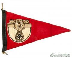 Fregio tedesco in stoffa d’epoca nazista per “NSKK-Sturmfhrer” (berretti “a bustina) delle NSKK Fregio tedesco in stoffa d’epoca nazista per “NSKK-Sturmfhrer” (berretti “a bustina) delle NSKK