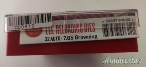 SPEDIZIONE GRATUITA Lee dies kit 32 Auto/ 7,65 Brow. P/N 90622
