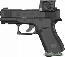 GLOCK 43X 9 LUGER A-CUT COA COMBO FS MOS