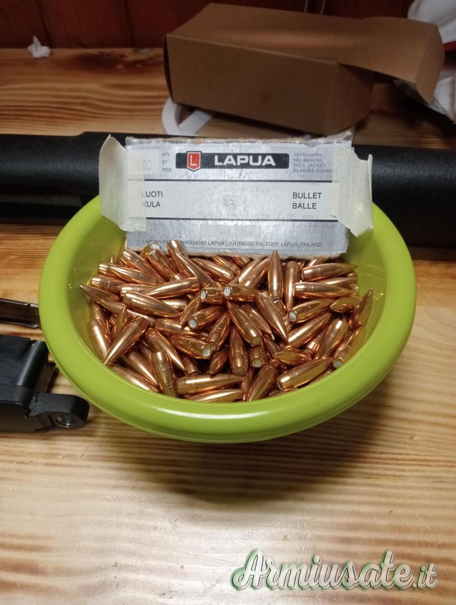 Palle lapua 308......146gr....n330 Palle lapua 308......146gr....n330