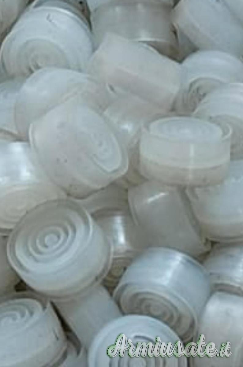 Borre couvette in plastica calibro 12 da 10mm.x Bossoli e cartucce Borre couvette in plastica calibro 12 da 10mm.x Bossoli e cartucce