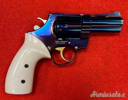 Korth Classic Glossy Blue Plasma 3" .357 Magnum  |  9x31mmR  | .353 Casull