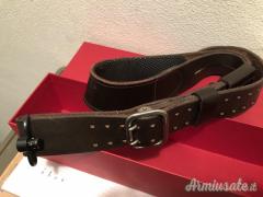 Cinghia in cuoio per tiro con carabina