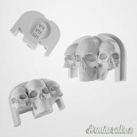 Piastra Decorativa Glock Back Slide Cap | Tre Teschi
