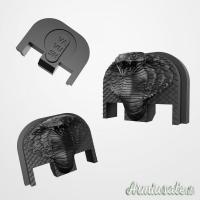 Piastra Decorativa Glock Back Plate | Python