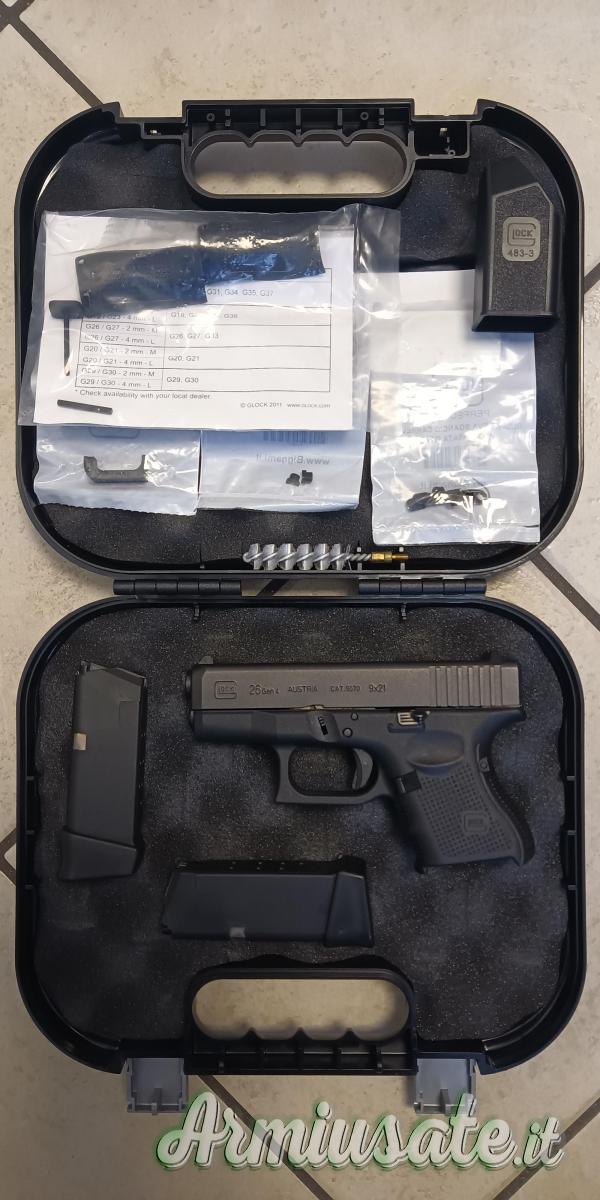Glock 26 gen4 9x21mm IMI (possibili permute) Glock 26 gen4 9x21mm IMI (possibili permute)