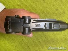 Luger DWM M/23, Finlandese, Tikkakoski, 1920, Sportiva, 7,65 Parabellum