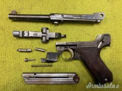 Luger DWM M/23, Finlandese, Tikkakoski, 1920, Sportiva, 7,65 Parabellum