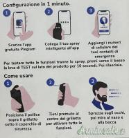 PLEGIUM SMART PEPPER SPRAY - RUGGIERO ARMI PLEGIUM SMART PEPPER SPRAY - RUGGIERO ARMI