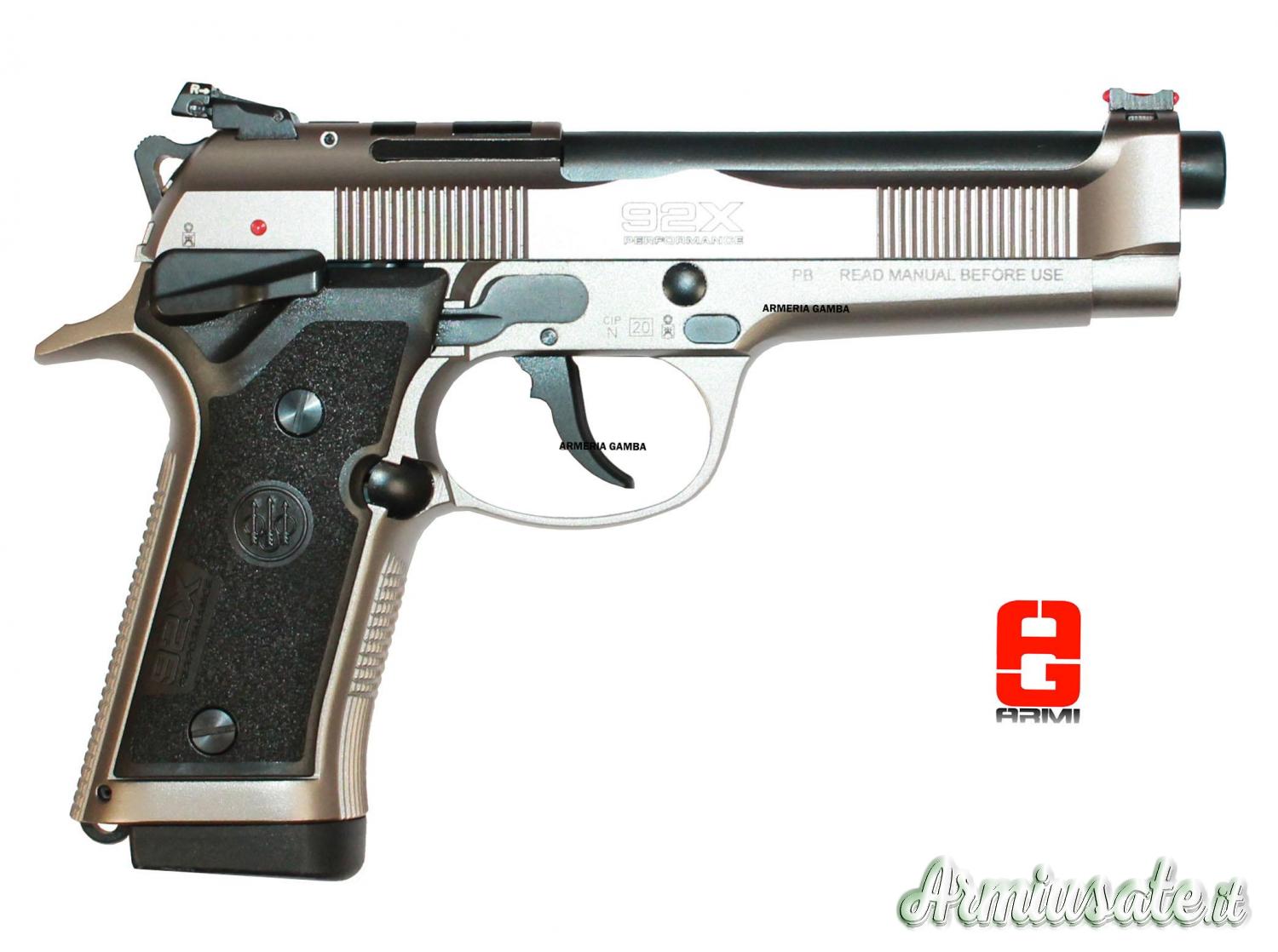 Beretta 92X PERFORMANCE DEFENSIVE 9X21 9x21mm IMI Beretta 92X PERFORMANCE DEFENSIVE 9X21 9x21mm IMI