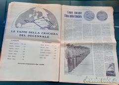 Rara rivista epoca fascista “LE VIE DELL'ARIA” numero “speciale” per Crociera Aerea del Decennale