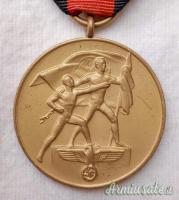 MEDAGLIA TEDESCA NAZISTA PER L’ANNESSIONE DELLA REGIONE DEI SUDETI (GERMANIA WW2)