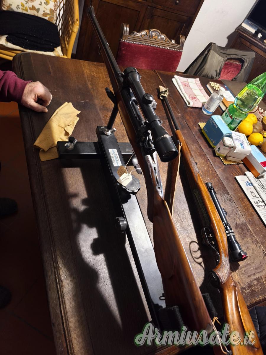 Steyr Mannlicher Stutzen 6.5x54mm Mannlicher-Schoenauer con ottica Steyr Mannlicher Stutzen 6.5x54mm Mannlicher-Schoenauer con ottica