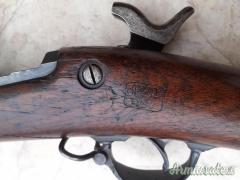 Springfield trapdoor 1866 allin conversion cal 45-70 baionetta porta munizioni esercito americano