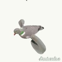 Stampo di colombaccio con ali rotanti senza fili