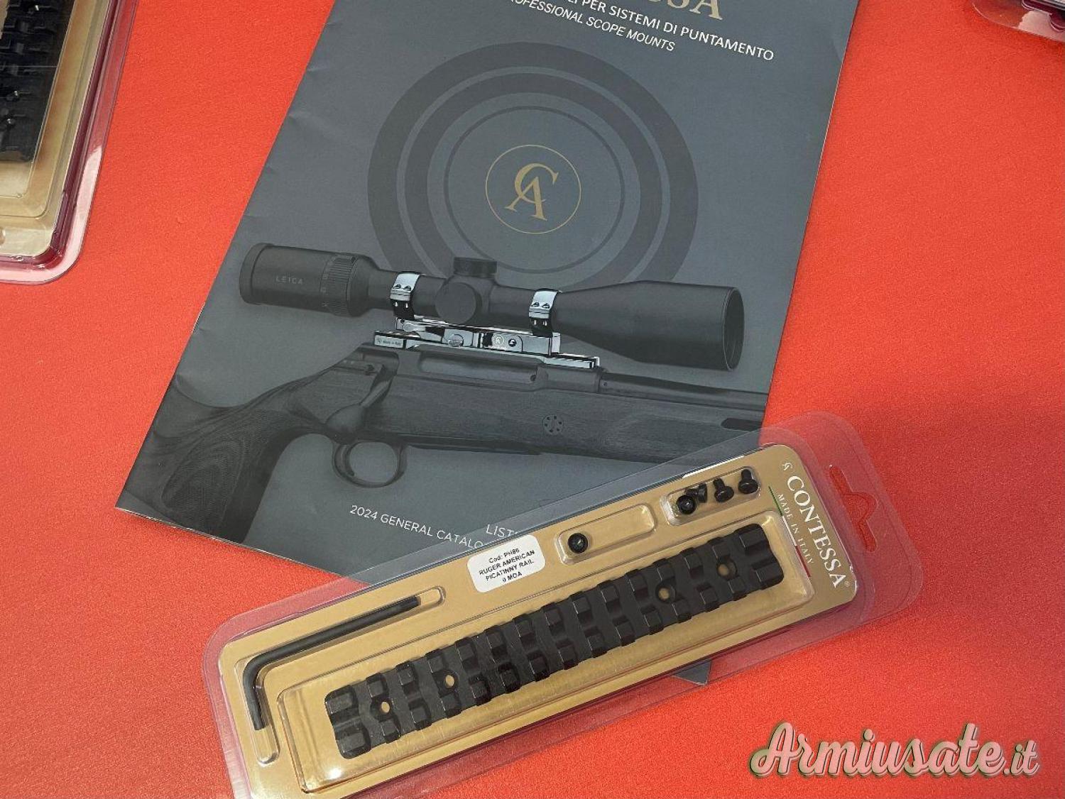 ATTACCHI CONTESSA - SLITTA PER RUGER AMERICAN - RUGGIERO ARMI ATTACCHI CONTESSA - SLITTA PER RUGER AMERICAN - RUGGIERO ARMI