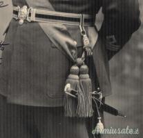 Accessorio “passante” d'epoca fascista per pugnali modello 1937 da parata per Ufficiali della MVSN
