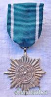 Medaglia tedesca d'epoca nazista “OSTVOLKMEDAILLE” di 2^ classe grado “Argento” (GERMANIA WW2)