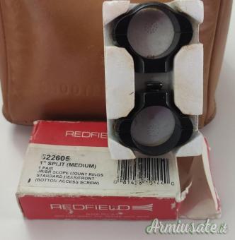 Anelli in acciaio da 1" marca Redfield