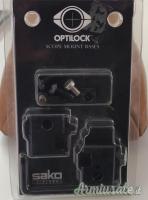 Base in acciaio Optilock per Tikka