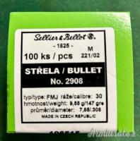 Sellier&Bellot ogive cal.30/308/30-06 FMJ 147gr