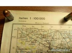 CEDO due carte geografiche 2WW zona Pavia
