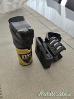 Spray Antiaggressione 20ml con torcia integrata e aggancio specifico da cintura