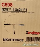 NIGHTFORCE NX8 1-8X24 MIL-RADIAN - LPVO