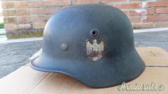 Elmetto tedesco Wehermact con decal WW2