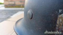 Elmetto tedesco Wehermact con decal WW2