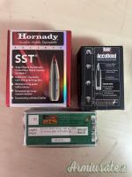 Palle 6,5 mm varie tipologie, Nosler, Hornady