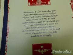 Il testamento di mio padre Benito Mussolini